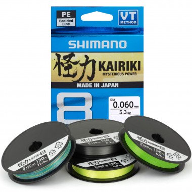 Braid Shimano Kairiki 8 Multicolor 300mt