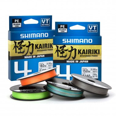 Braid Shimano Kairiki 4 Steel Grey 3000mt