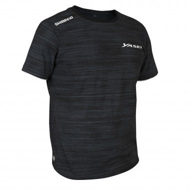 Modelo Camiseta Shimano Yasei - Grey/Black